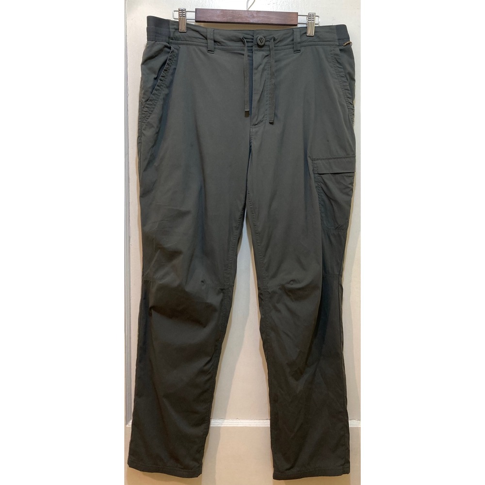 REI Co-Op Sahara Path Pants Mens 38x32 Olive Green Hiking Cargo Outdoor Gorpcore